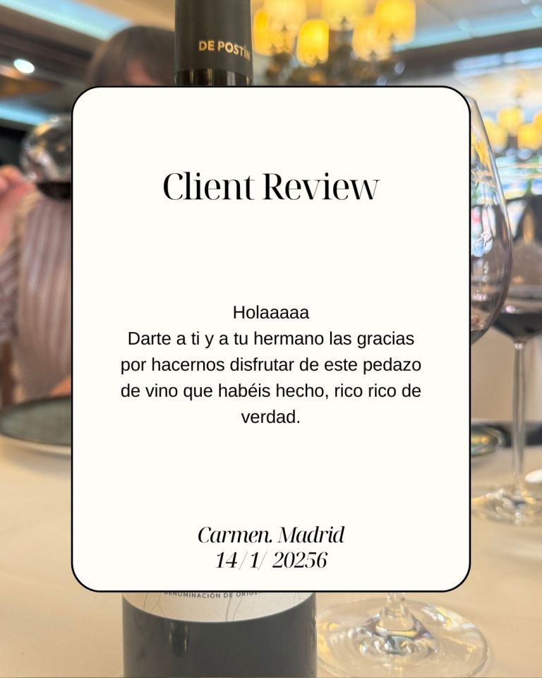 OPINIONES VINO DE POSTIN RIBERA DEL DUERO