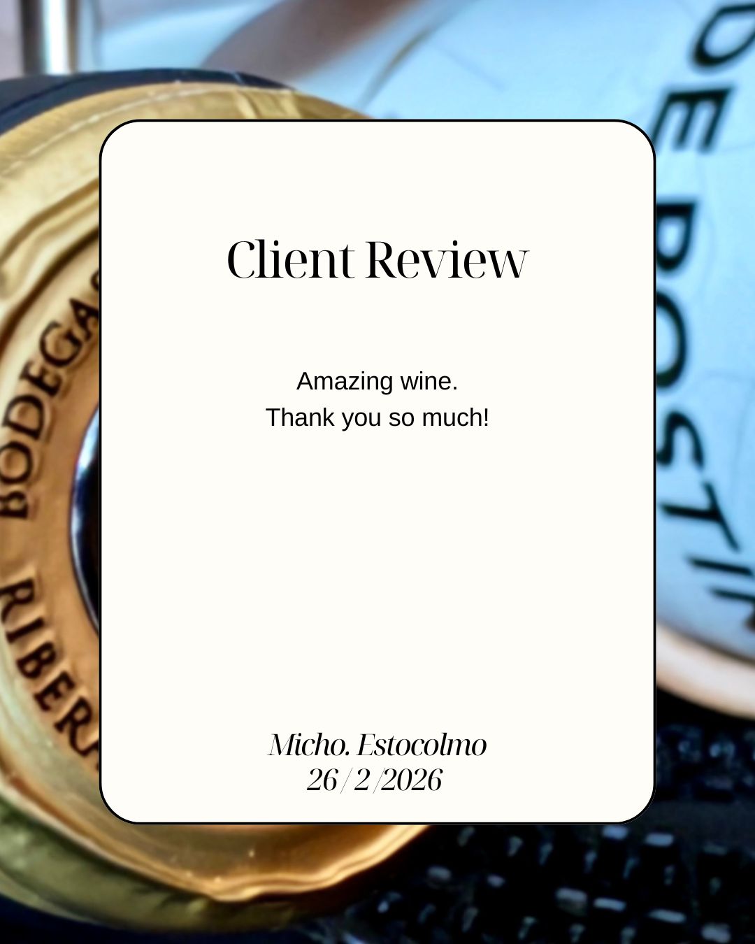 OPINIONES VINO DE POSTIN RIBERA DEL DUERO