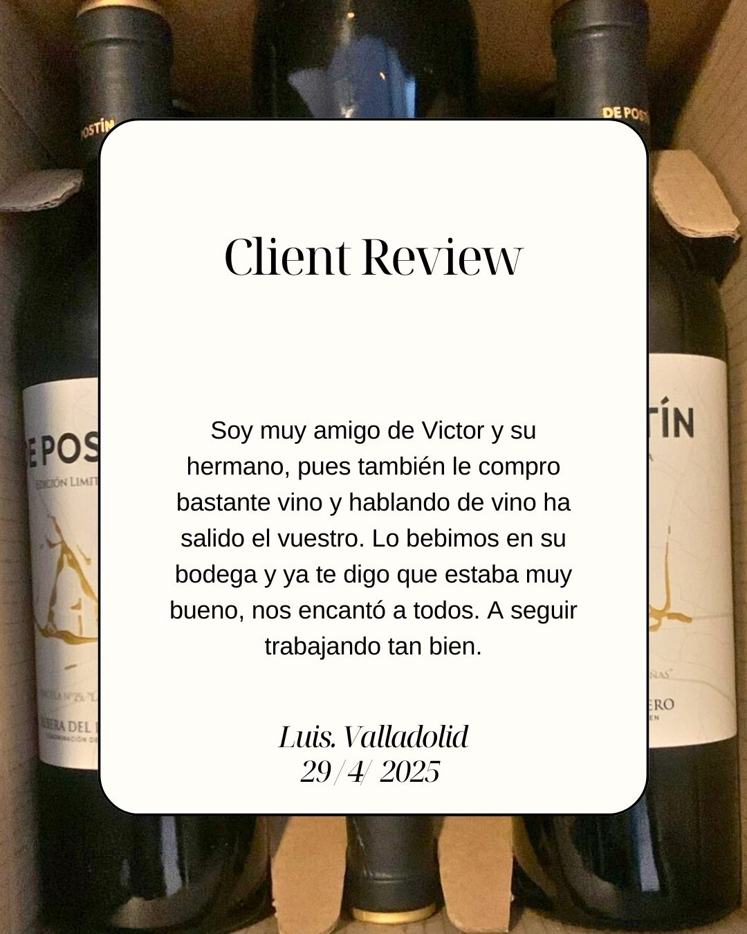 OPINIONES VINO DE POSTIN RIBERA DEL DUERO