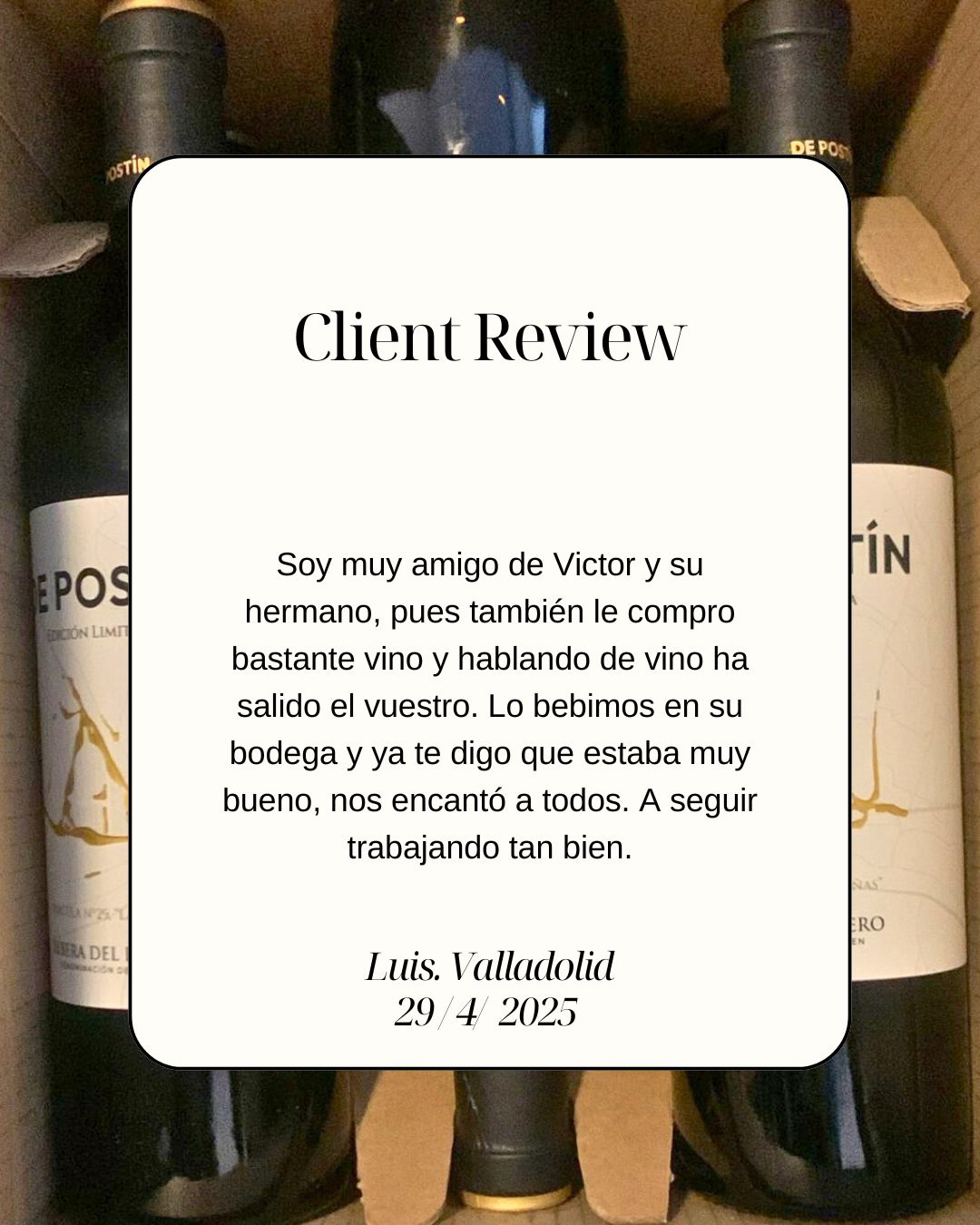 OPINIONES VINO DE POSTIN RIBERA DEL DUERO